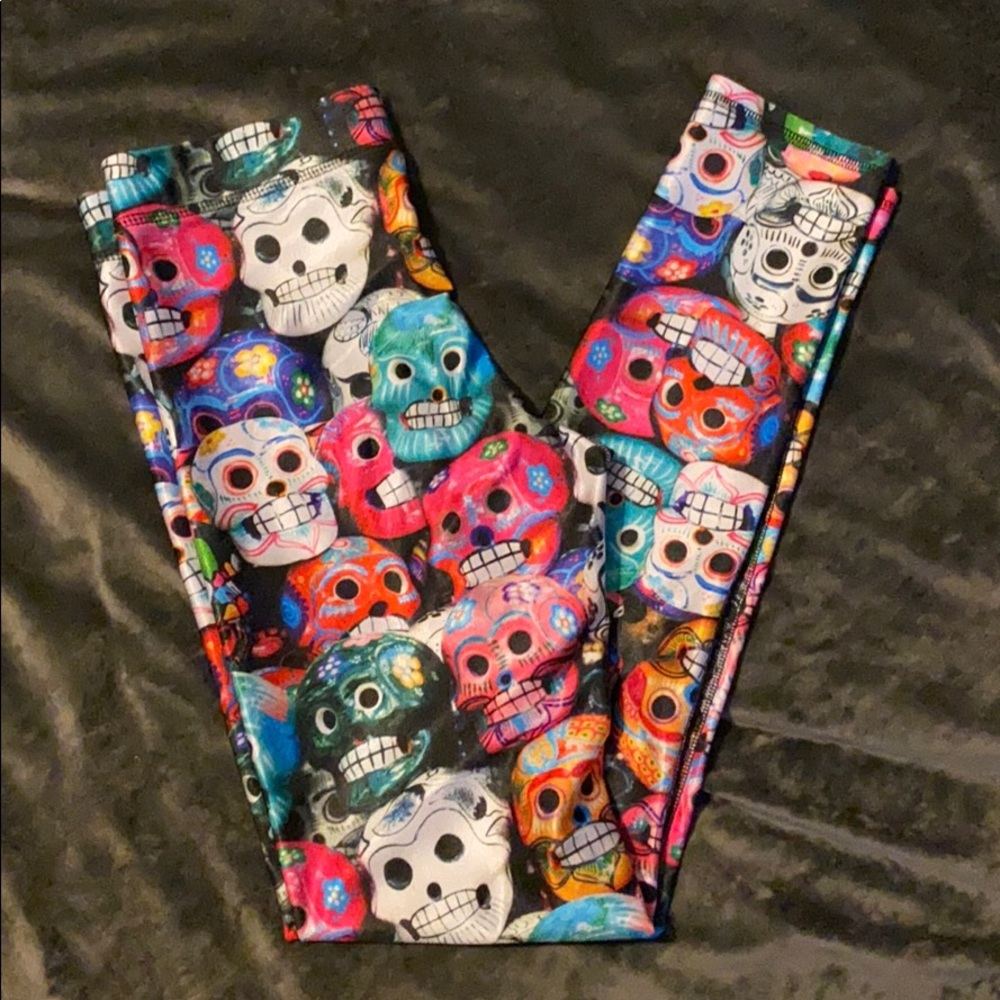Terez Day of the Dead Leggings